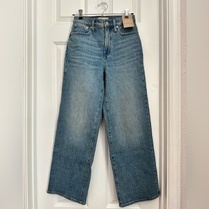 Madewell The Perfect Vintage Wide-Leg Jean size 26 NWT